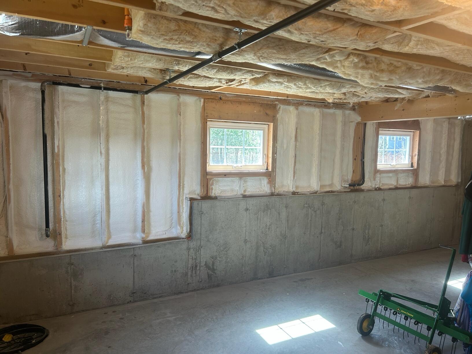 Spray Foam Garage Insulation